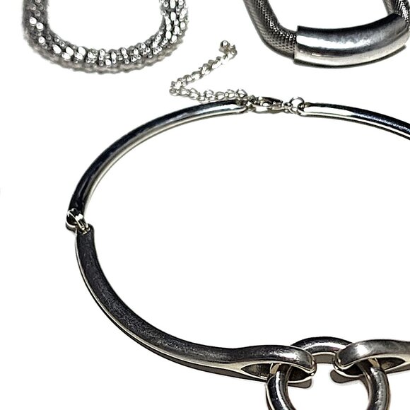 Silver-tone necklace bundle - Picture 4 of 8